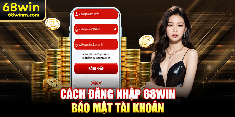 Cách đăng nhập 68Win bảo mật tài khoản
